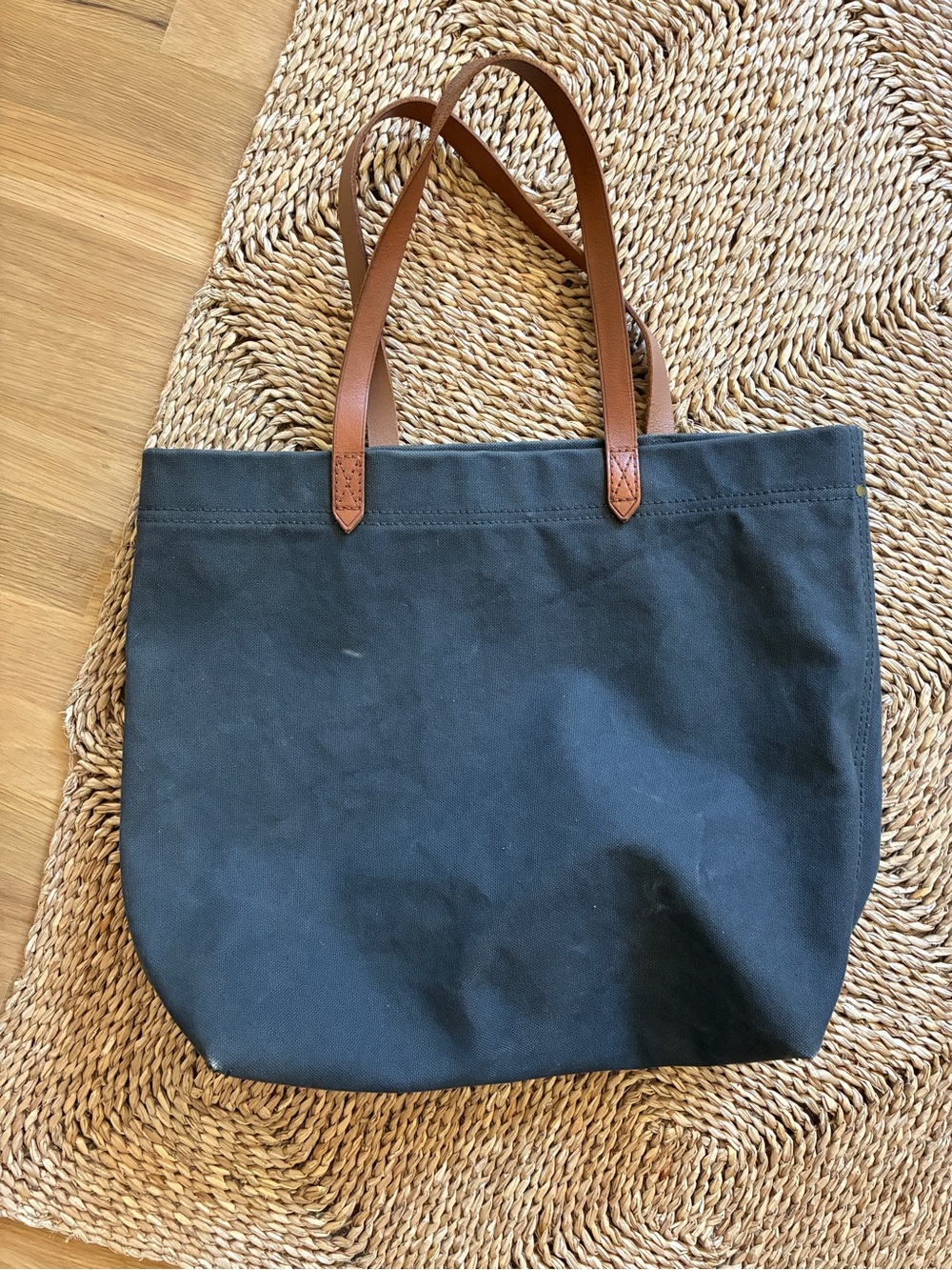 Madewell medium canvas transport tote